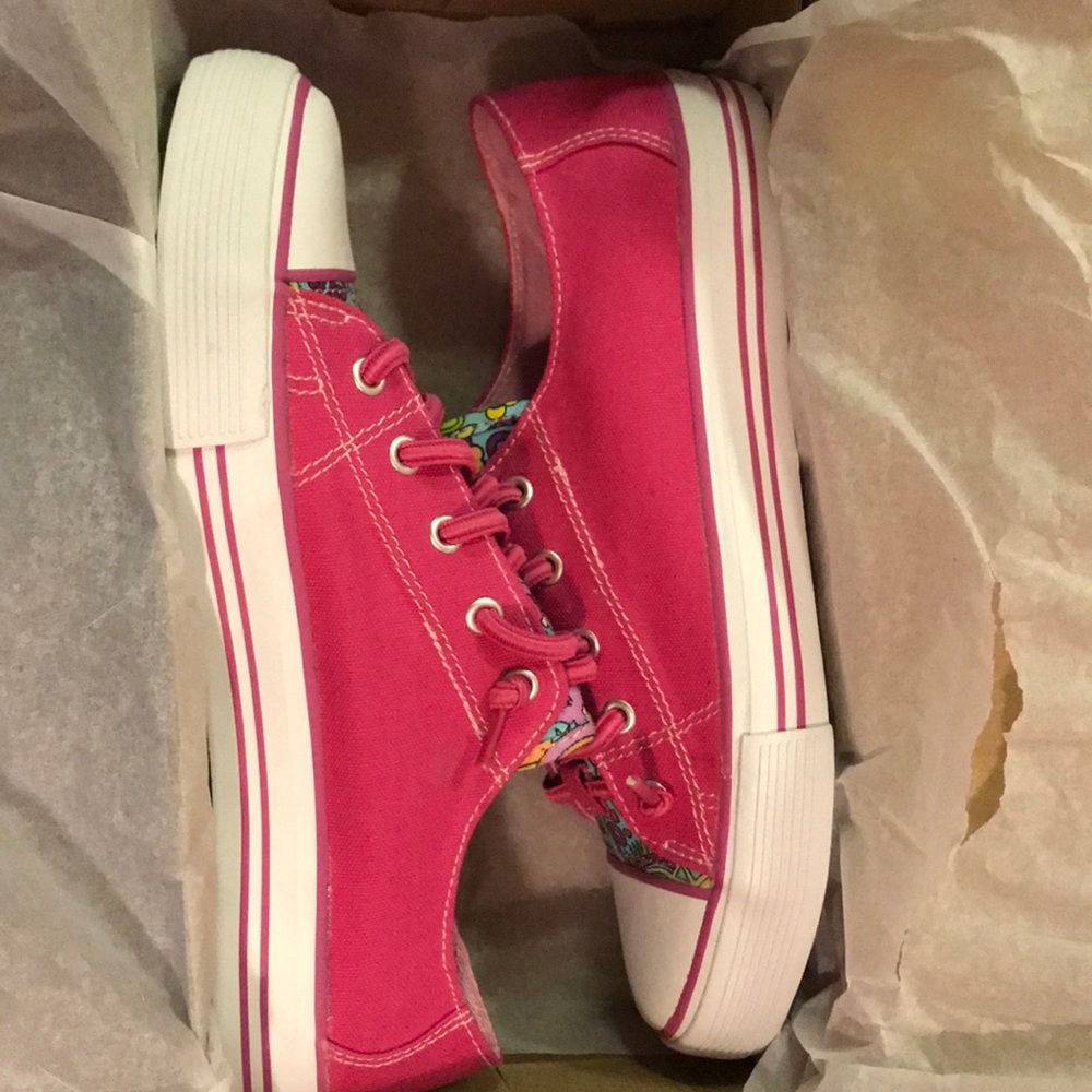 Keds girls canvas Jaime fuchsia pink ky36279A 5 m